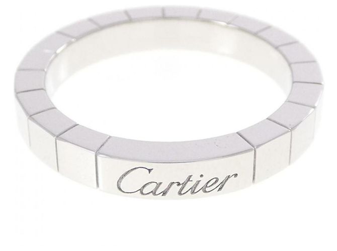 Anello Cartier Lanieres in Oro Bianco - vista 2