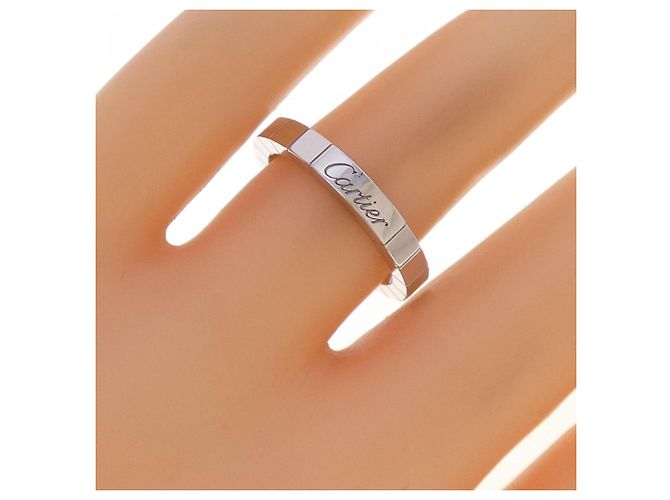 Anello Cartier Lanieres in Oro Bianco - vista 3