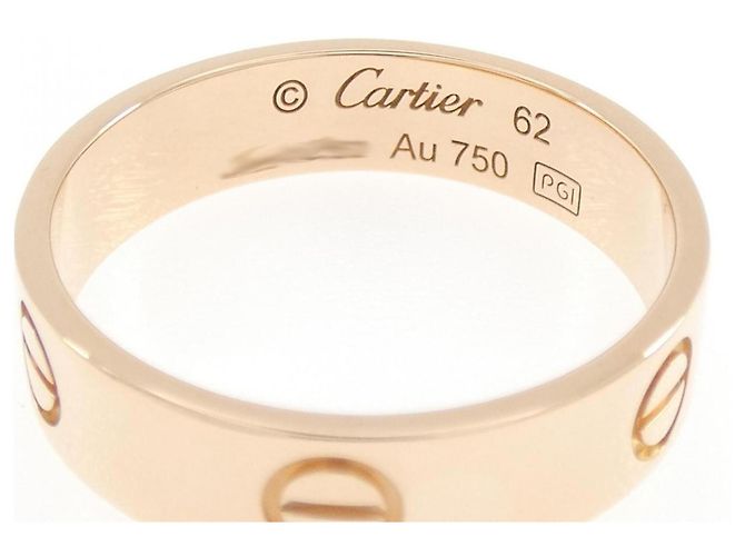 Anello Cartier Love in oro rosa 18K - vista 3