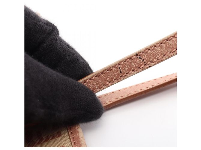 Fendi Zucchino Tote Bag Pink Beige - Ansicht 10