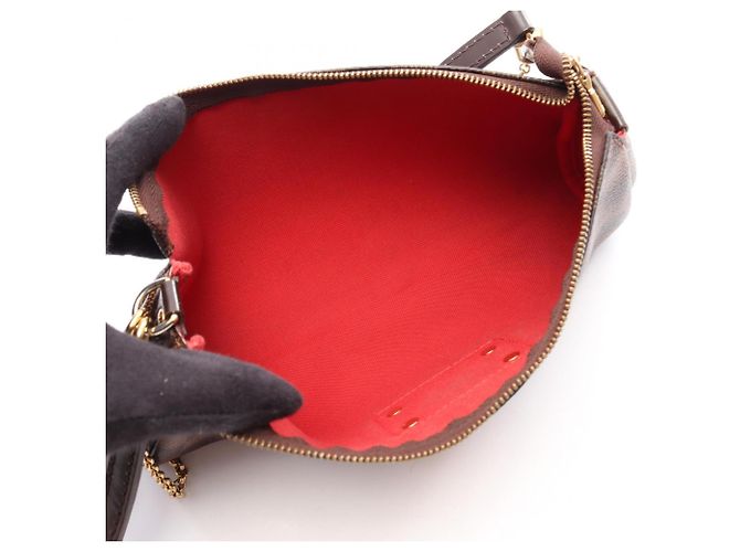 Borsa 2-Way Louis Vuitton Eva Damier Ebene Marrone - vista 3
