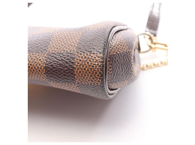 Borsa 2-Way Louis Vuitton Eva Damier Ebene Marrone - vista 8