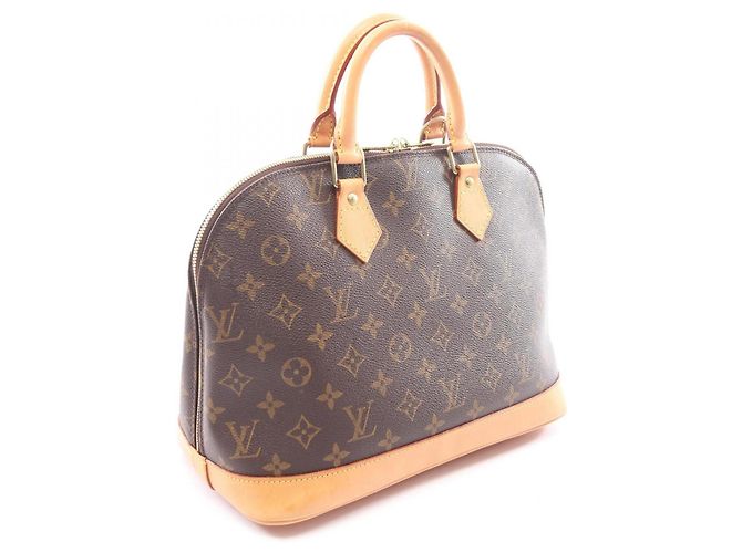 Borsa a mano Louis Vuitton Alma PM Monogram Marrone - vista 2