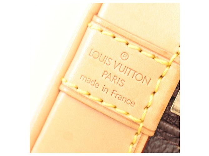 Borsa a mano Louis Vuitton Alma PM Monogram Marrone - vista 4