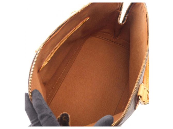 Borsa Louis Vuitton Alma PM Monogram Marrone - vista 3