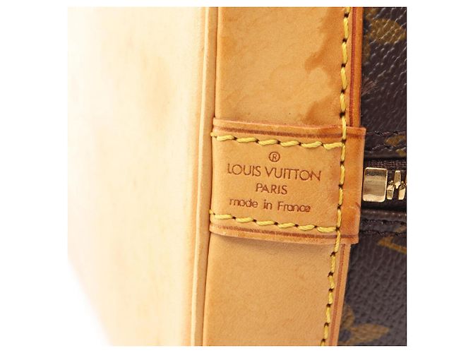 Borsa Louis Vuitton Alma PM Monogram Marrone - vista 4