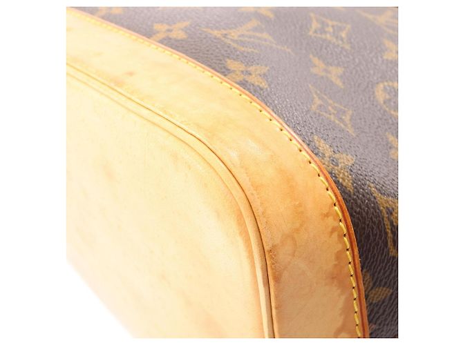 Borsa Louis Vuitton Alma PM Monogram Marrone - vista 8