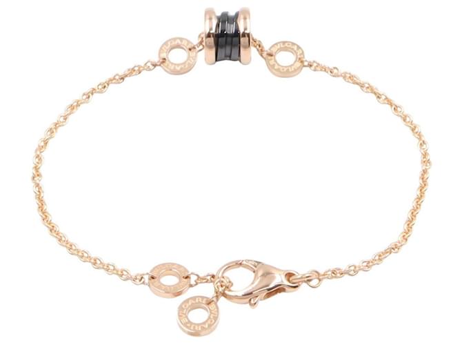 Bulgari Bracciale Bvlgari B-zero1 Element Charm Nero D'oro - vista 2