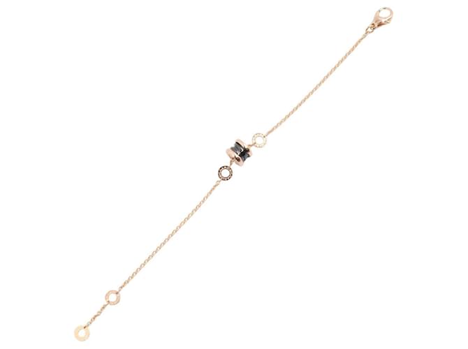 Bulgari Bracciale Bvlgari B-zero1 Element Charm Nero D'oro - vista 3