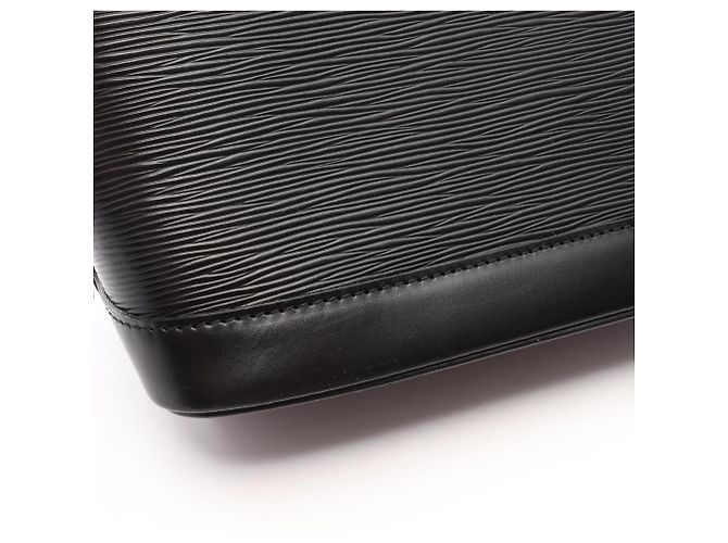 Borsa a mano Louis Vuitton Alma in pelle Epi nera Nero - vista 11