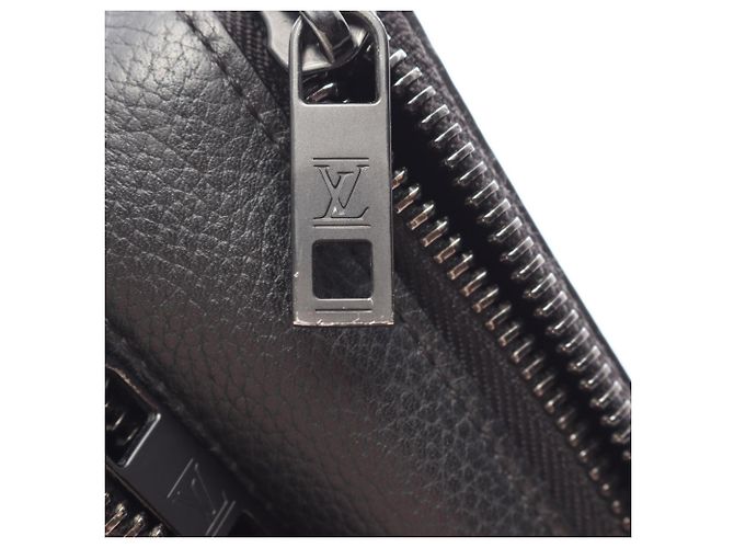 Borsa Portafoglio Portatile Louis Vuitton Alpha Nero - vista 8