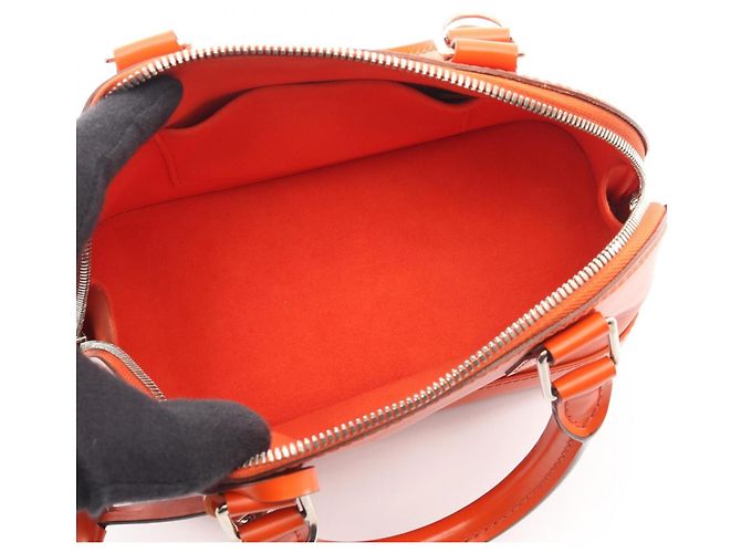 Borsa a mano 2-Way Louis Vuitton Alma BB Arancione - vista 3