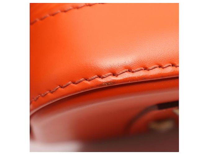 Borsa a mano 2-Way Louis Vuitton Alma BB Arancione - vista 8