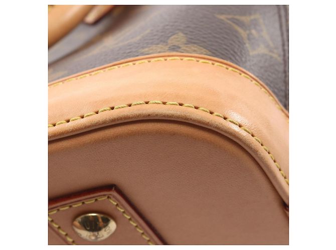 Borsa a mano 2-Way Louis Vuitton Alma BB Monogram Marrone - vista 8