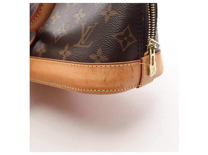 Borsa a mano 2-Way Louis Vuitton Alma BB Monogram Marrone - vista 9