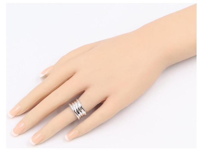 Bulgari Anillo B-zero1 de 4 bandas Bvlgari en oro blanco de 18K Plata - vista 6