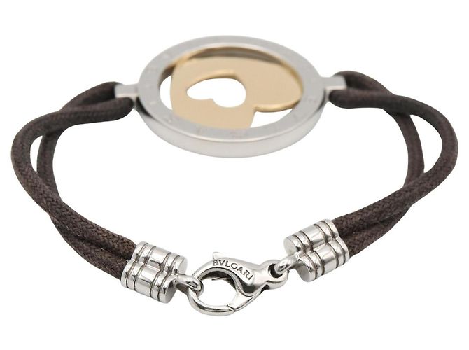 Bulgari Bracciale Bvlgari Tondo Heart Argento D'oro - vista 2