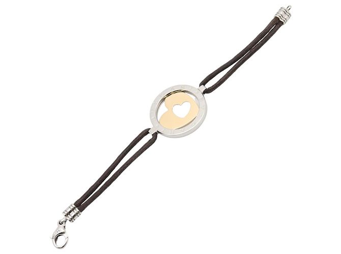 Bulgari Bracciale Bvlgari Tondo Heart Argento D'oro - vista 3
