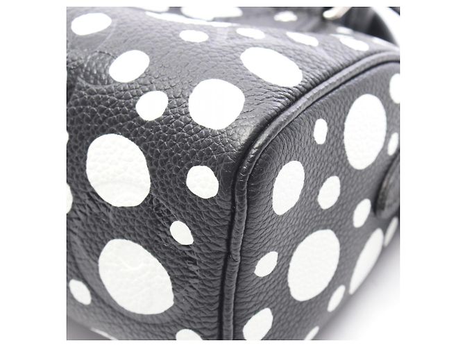 Borsa Louis Vuitton x YK Nano Speedy Infinity Dot Nero Bianco - vista 5