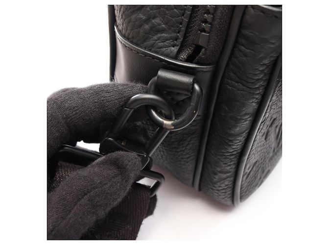 Borsa Messenger Louis Vuitton S-Lock Nero - vista 7