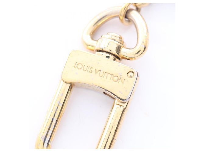 Louis Vuitton Fleur de Monogram Schlüsselanhänger Pink Golden Roh - Ansicht 3