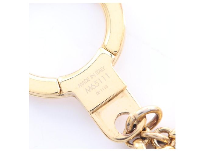 Louis Vuitton Fleur de Monogram Schlüsselanhänger Pink Golden Roh - Ansicht 4