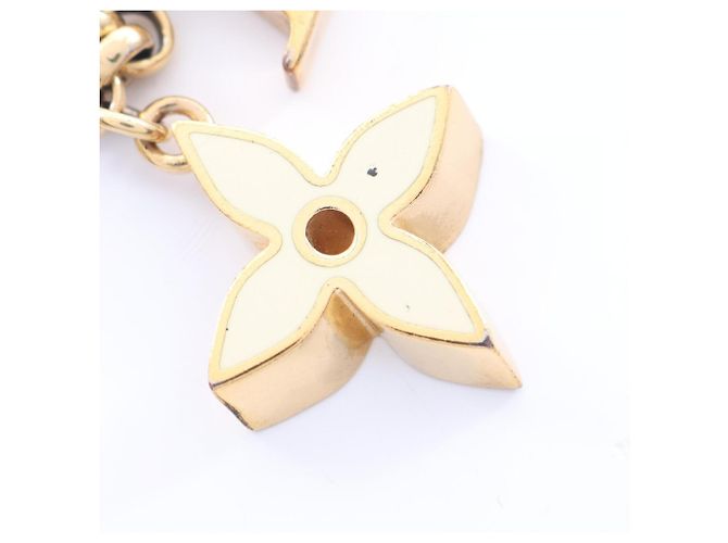 Louis Vuitton Fleur de Monogram Schlüsselanhänger Pink Golden Roh - Ansicht 5