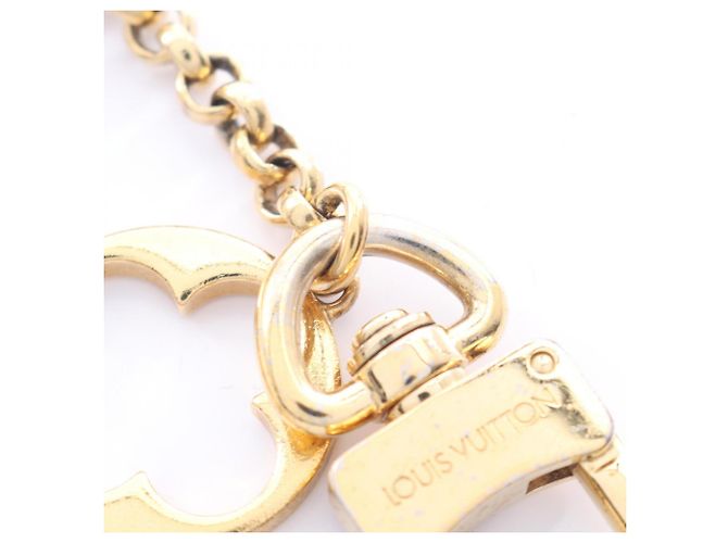 Louis Vuitton Fleur de Monogram Schlüsselanhänger Pink Golden Roh - Ansicht 8