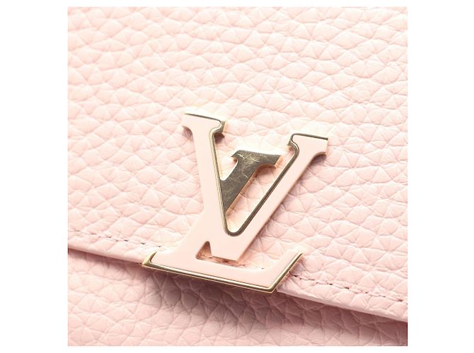 Louis Vuitton Portefeuille Capucines Compact Wallet Rosa - vista 10