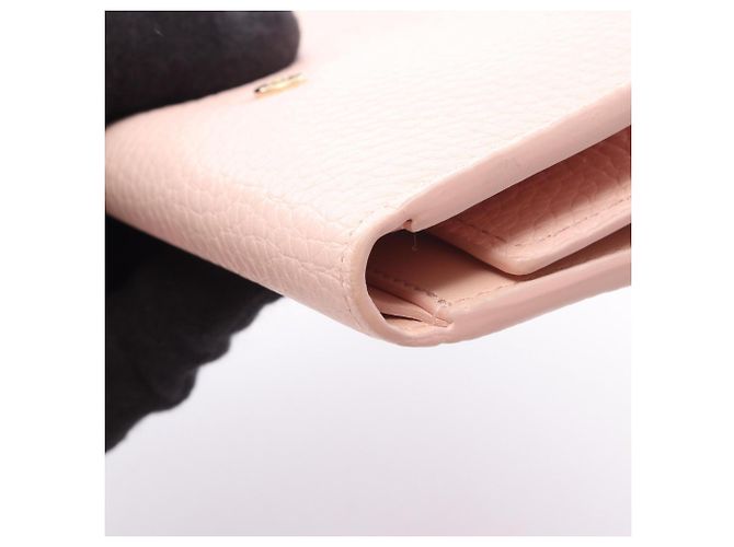 Louis Vuitton Portefeuille Capucines Compact Wallet Rosa - vista 8