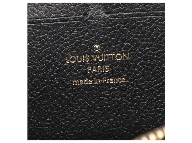 Louis Vuitton Portefeuille Clemence Monogram Empreinte Noir Long Wallet Nero - vista 4