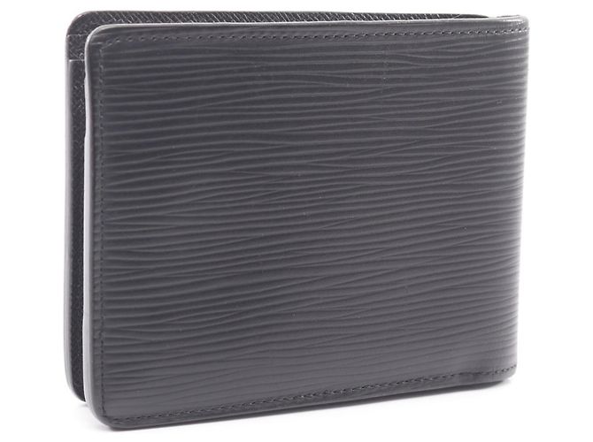 Louis Vuitton Epi Noir Bi-fold Wallet Black - view 2