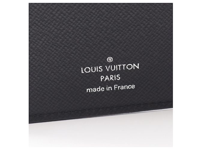 Louis Vuitton Epi Noir Bi-fold Wallet Black - view 4