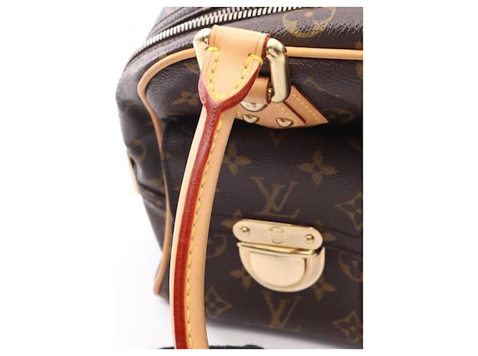 Borsa Louis Vuitton Manhattan PM Marrone - vista 8