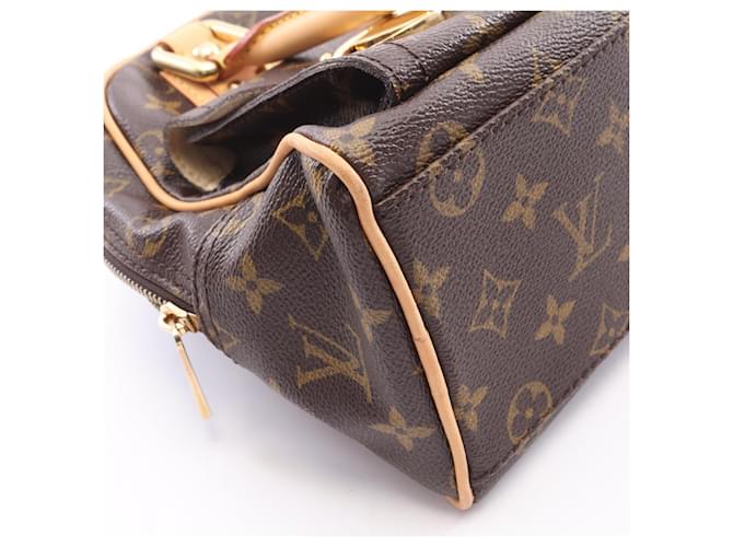 Borsa Louis Vuitton Manhattan PM Marrone - vista 9
