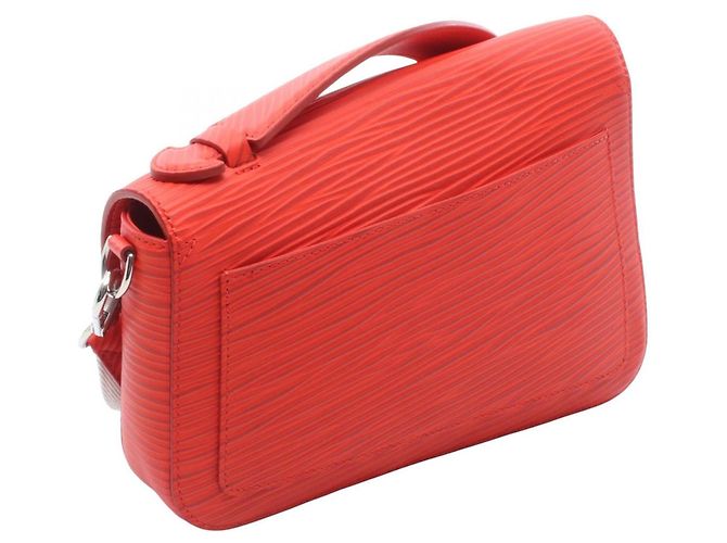 Borsa Louis Vuitton Monceau Distorted Epi XL Rouge Vermilion Rosso - vista 2