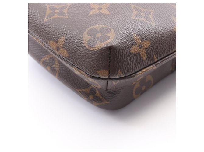 Borsa a mano 2-Way Louis Vuitton Utility Crossbody Monogram Marrone - vista 5