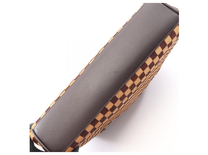Borsa Louis Vuitton Lion Damier Sauvage Marrone - vista 7