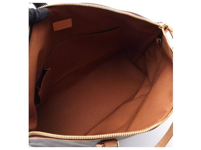 Borsa Tote Louis Vuitton Lockit Horizontal Marrone - vista 3