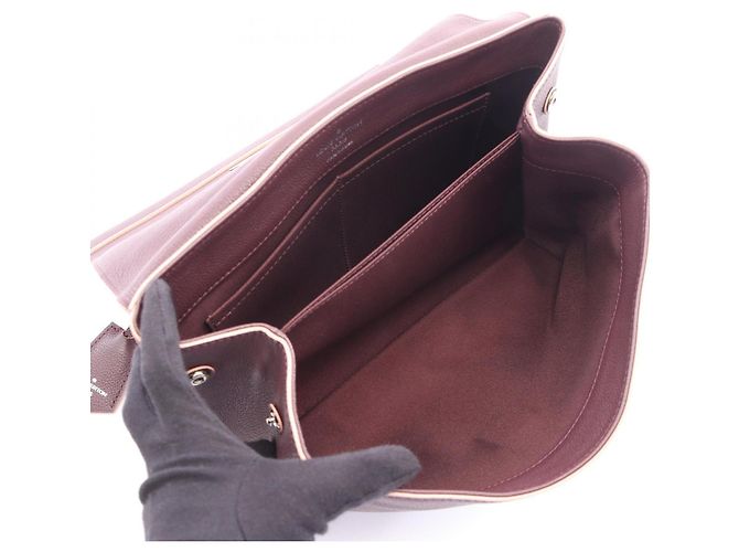 Borsa a mano 2-Way Louis Vuitton Lockme 2 Bordò - vista 3