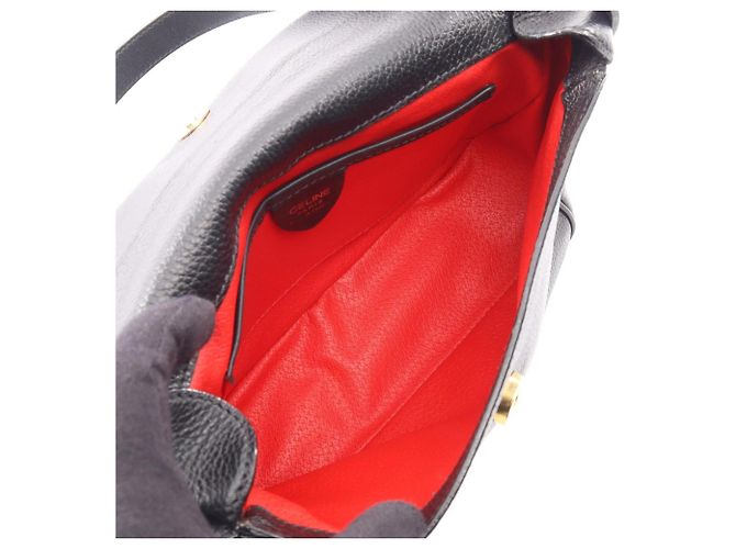 Céline Borsa a tracolla Celine in pelle nera Nero - vista 3