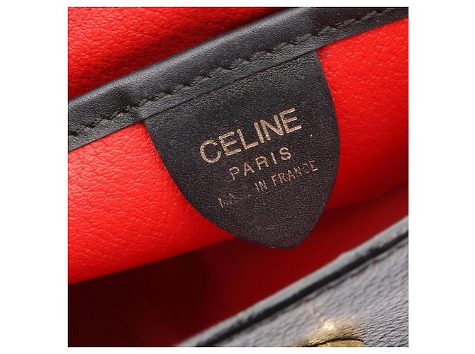Céline Borsa a tracolla Celine in pelle nera Nero - vista 4