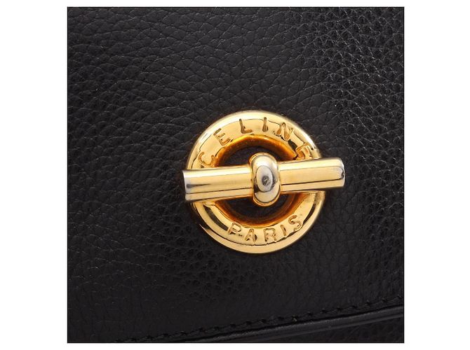 Céline Borsa a tracolla Celine in pelle nera Nero - vista 5