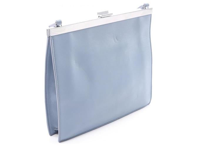 Céline Borsa a tracolla Celine Clasp Mini Blu - vista 2