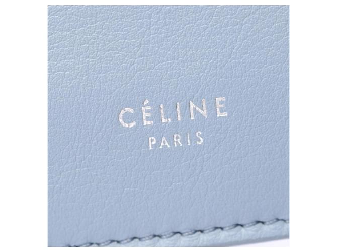 Céline Borsa a tracolla Celine Clasp Mini Blu - vista 4