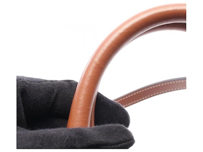 Céline Borsa Tote Cabas Triomphe Vertical Small Celine Marrone Nero - vista 5