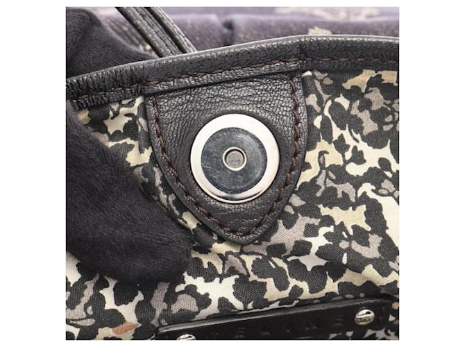 Céline Borsa Celine Bittersweet Paris Macadam Marrone Blu navy - vista 6