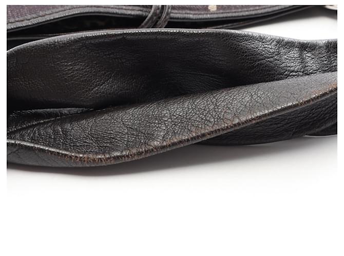 Céline Borsa Celine Bittersweet Paris Macadam Marrone Blu navy - vista 8