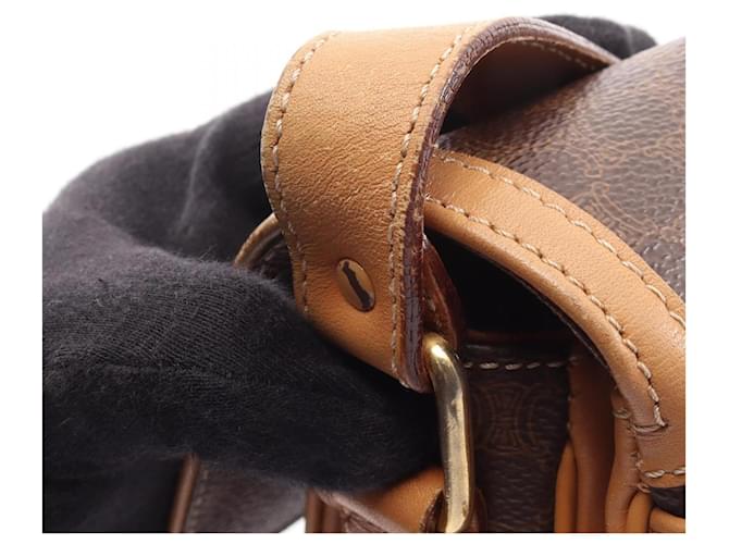 Céline Borsa a tracolla Celine Macadam Marrone - vista 11