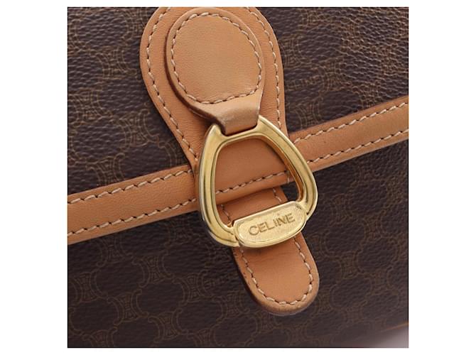 Céline Borsa a tracolla Celine Macadam Marrone - vista 5
